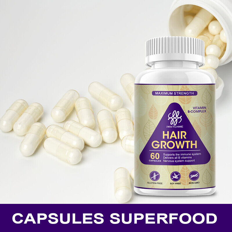 Hair Growth Herbal Supplement Pills 5000mg - Fast Results