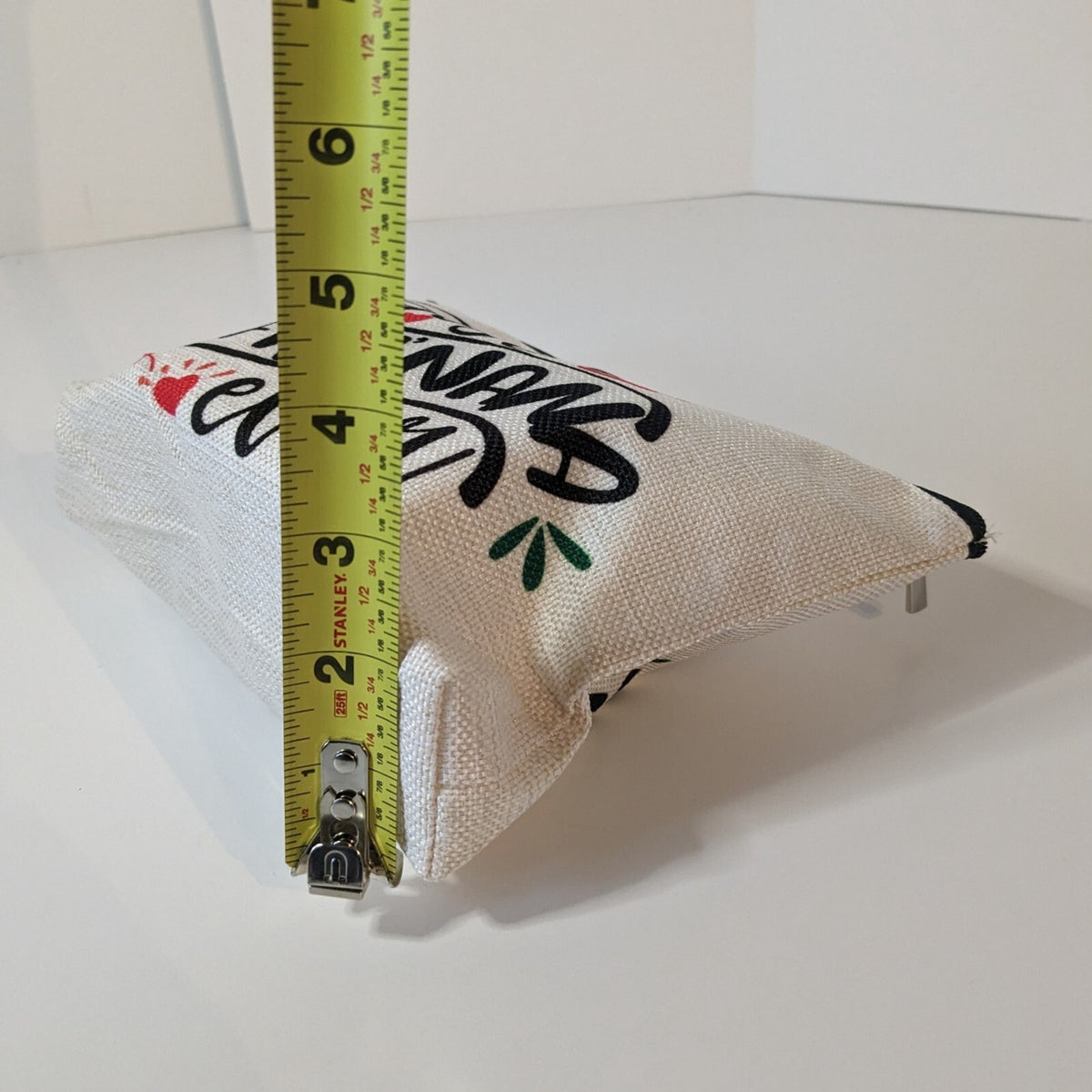 Travel Makeup Bag - Grandma Gift Clutch Style White