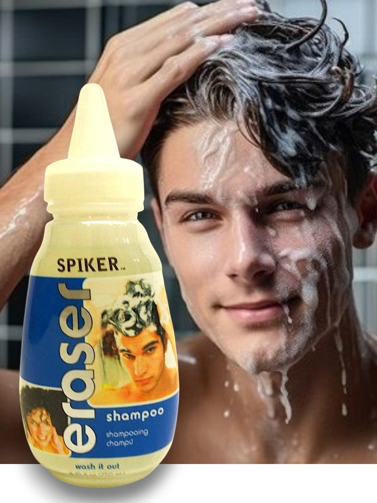 Hair Care Shampoo - Eraser, 8.45 oz 250 ml, Wash Out, For Hair Cleaning