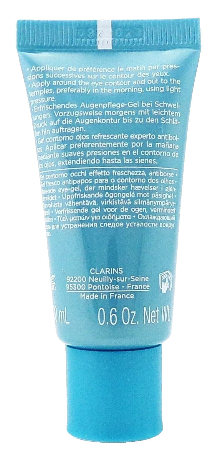 Clarins Total Eye Contour Gel - 20ml Hydrating Eye Care for Puffiness & Dark Circles