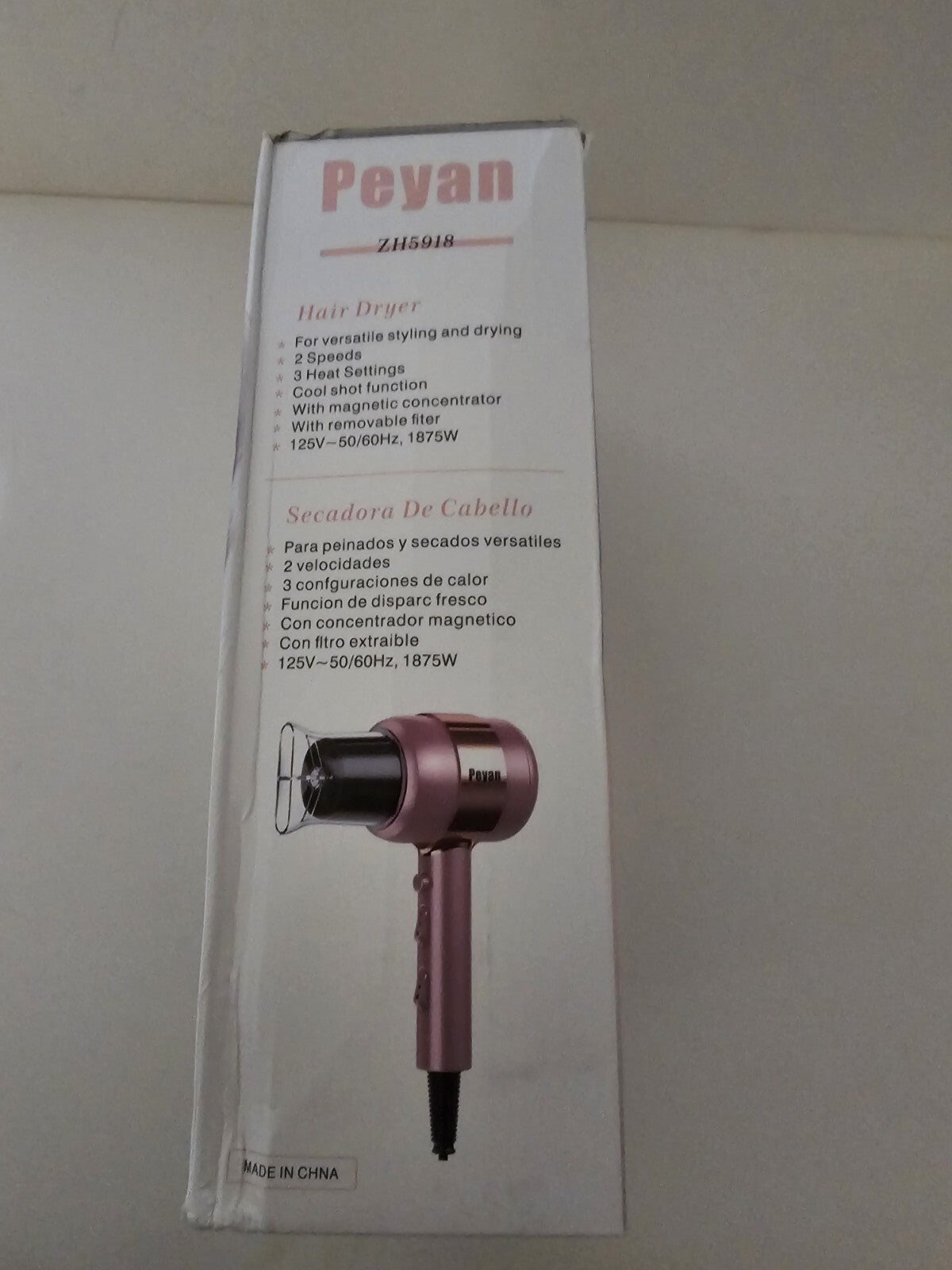 Peyan Hair Dryer with Concentrator - Professional Styling Tool