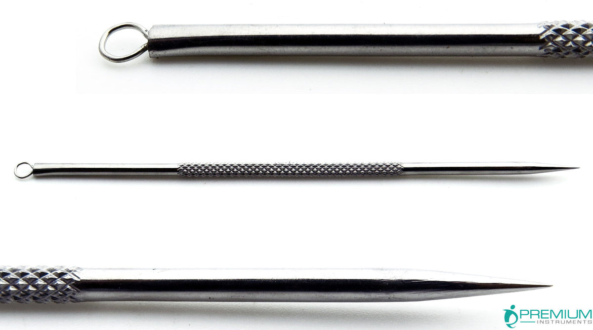 Professional Blackhead Acne Blemish Extractor Tool Kit - Set of 3