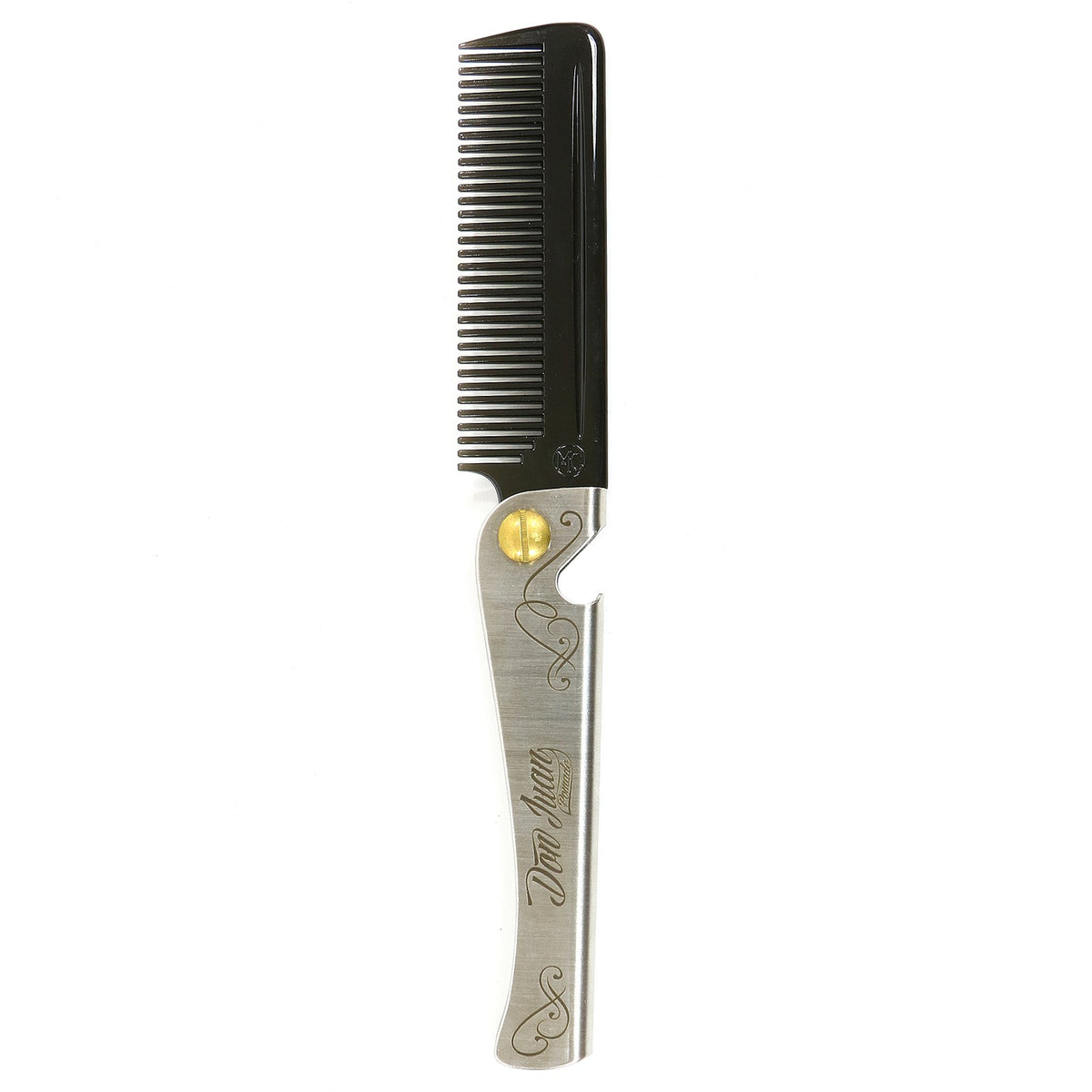 Limited Edition Fine Tooth Folding Pocket Comb - 5-Inch Coarse & Fine Tooth