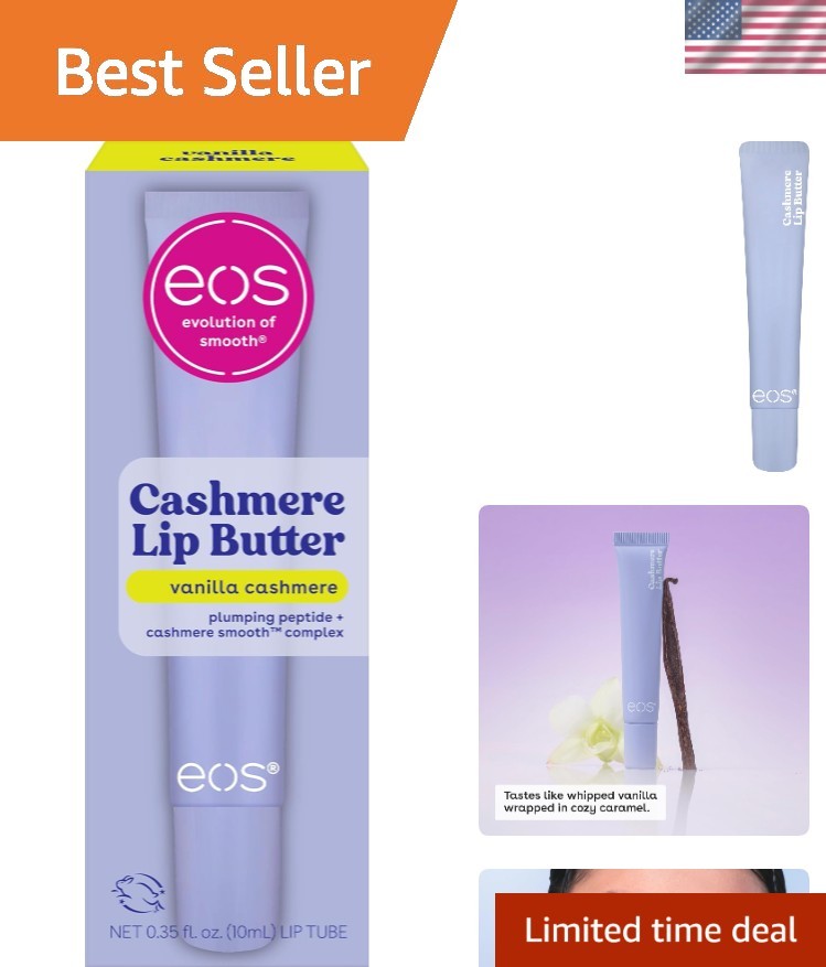Lip Plumper & Moisturizer with Vanilla Scent - Soft, Nourished Lips