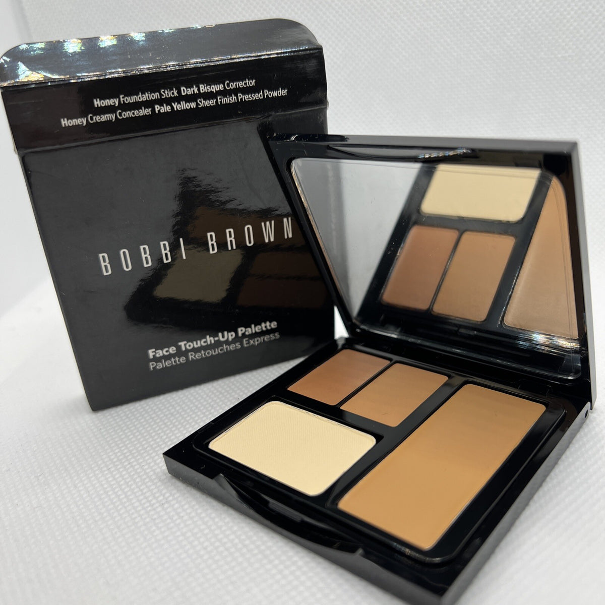 Face Touch-Up Palette with Concealer Foundation Powder for Flawless Skin