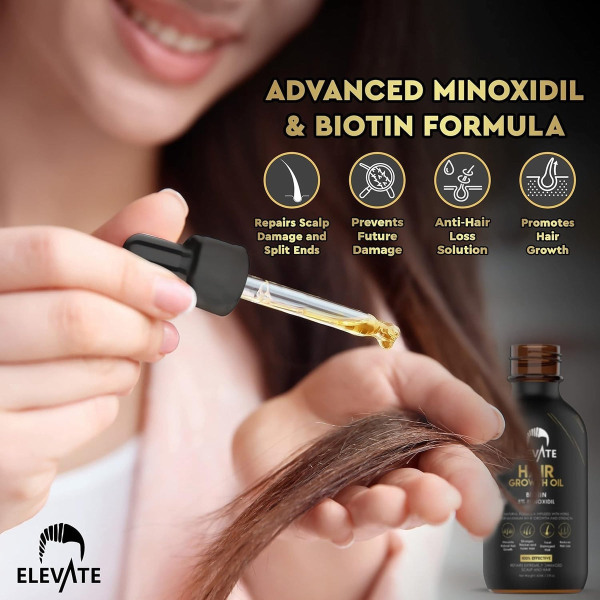 5% Minoxidil For Men and Women Hair Growth Serum, Regrowth Treatment