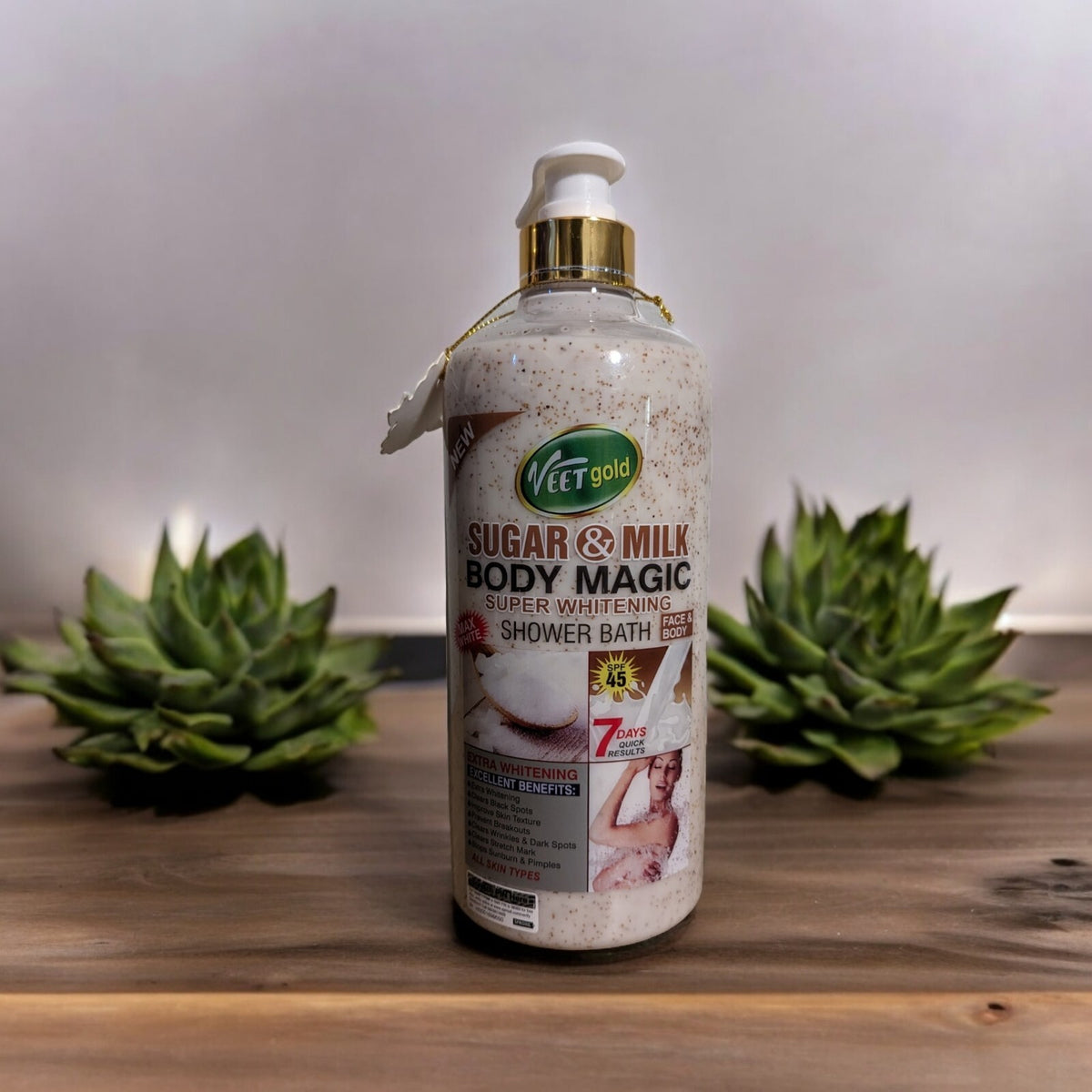 Whitening Body & Face Shower Gel with SPF 45 - 1000ml