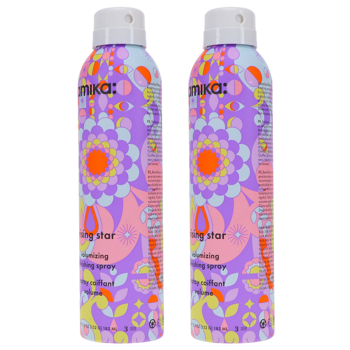 Volumizing Hair Spray for Long-lasting Bounce - 5.3 oz Dual Pack