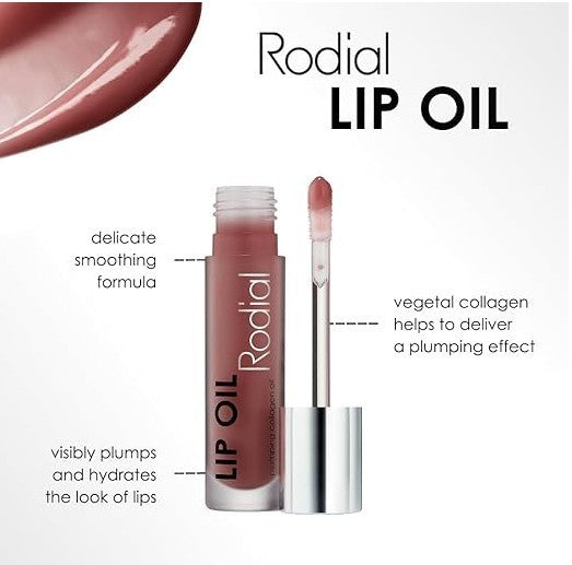 Lip Oil Gloss with Collagen Wild Plum Full Size 0.13 fl oz - Plumping Lip Care