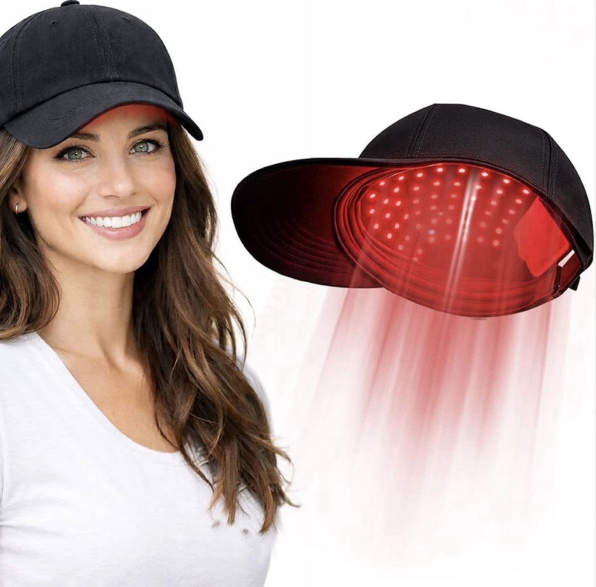 Red Light Therapy Hair Growth Cap - LED Hat for Men & Women