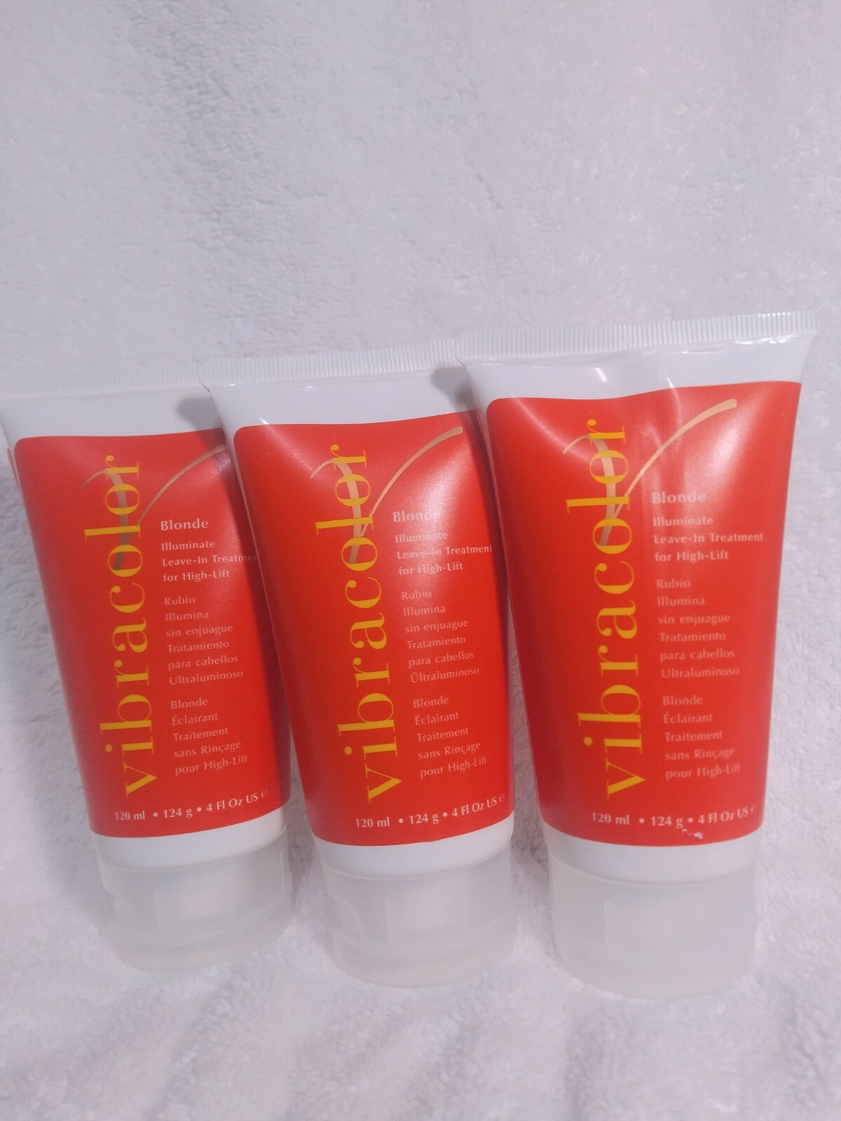 Blonde Hair Leave-In Treatment Locking Moisture Shine - 4oz Set of 3