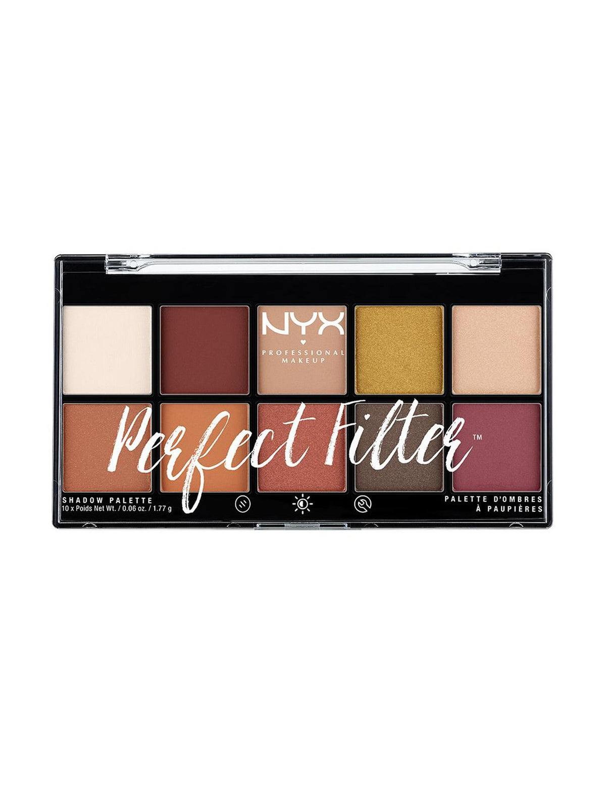 Eyeshadow Palette - Rustic Antique Natural & Vibrant Shades with Matte Satin & Shimmer Finishes