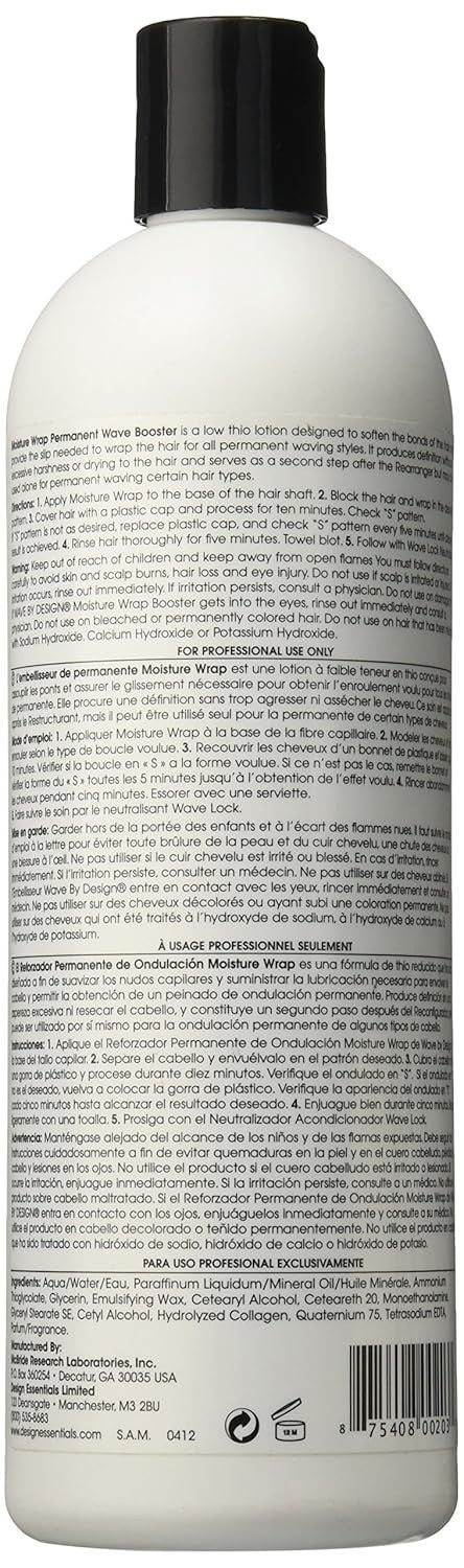 Moisture Wrap Booster for Permanent Waves - Hair Moisturizer 16oz