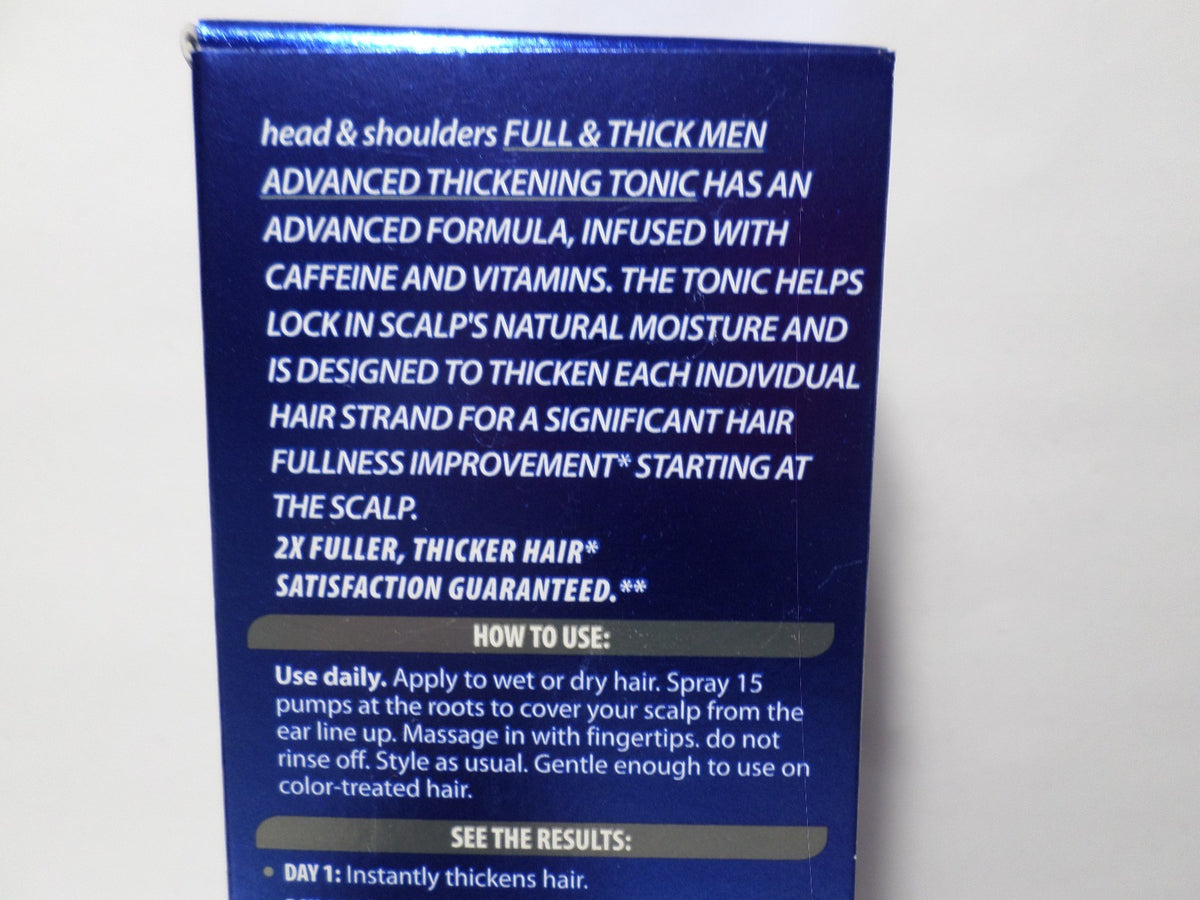 Head & Shoulders Advanced Thickening Tonic 4.2 FL OZ