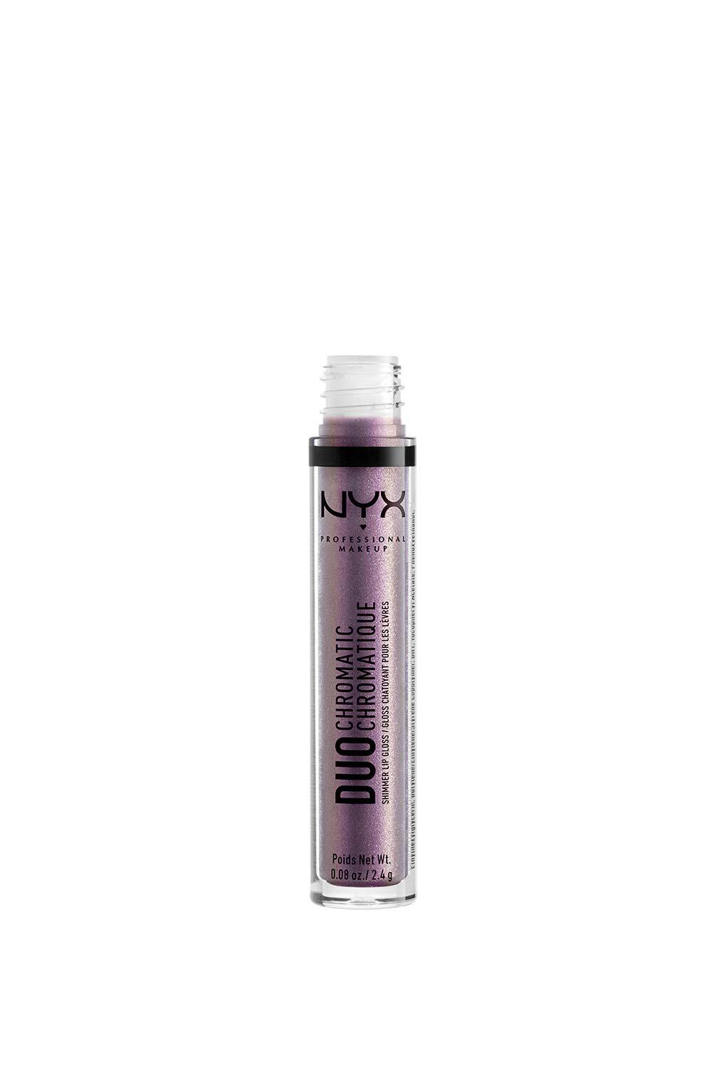 Duo Chromatic Lip Gloss - Iridescent Holographic Shine, Lavender