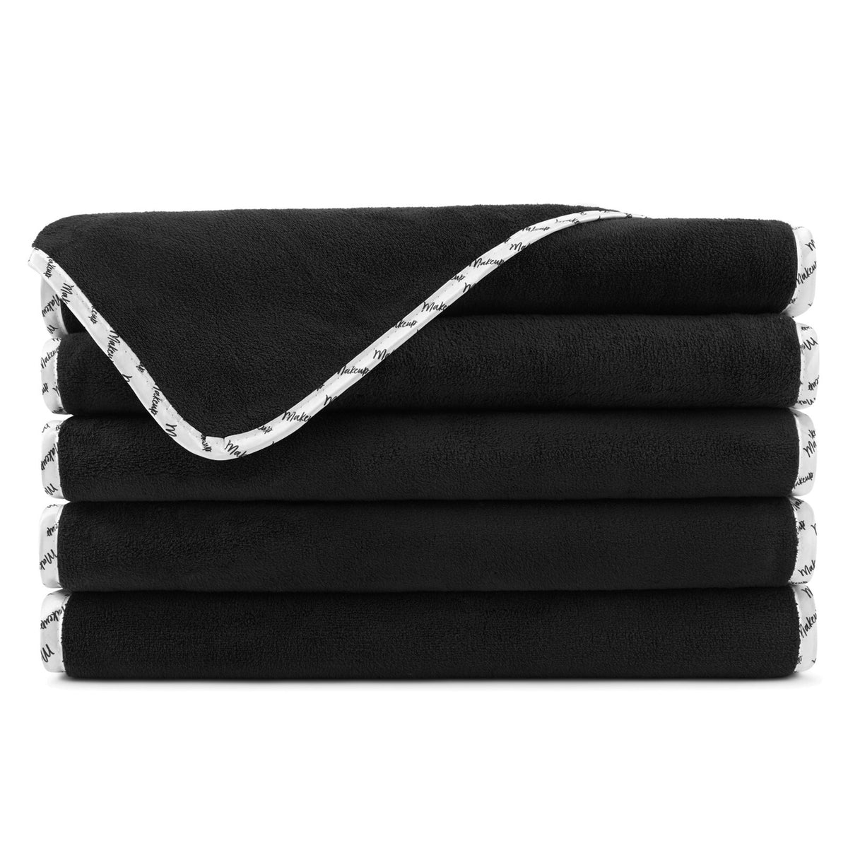 Makeup Removal Towels Set - Soft Coral Fleece Reusable Face Cloths, 6 Pack