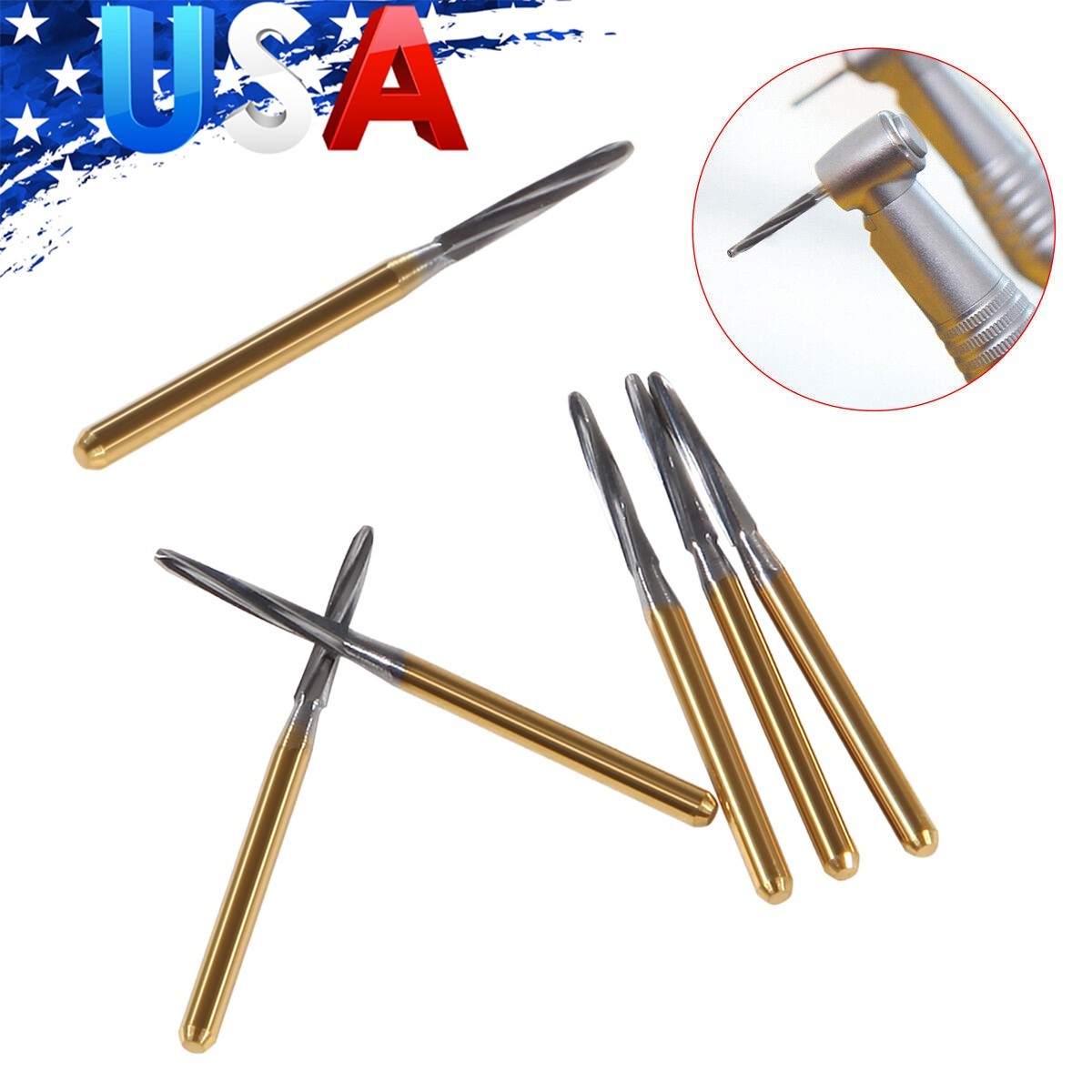 Dental Carbide Burs for Trimming and Finishing - Pack of 100-500 pcs
