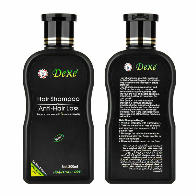 Anti-Hair Loss Shampoo 200ml - Herbal Treatment for Men & Women