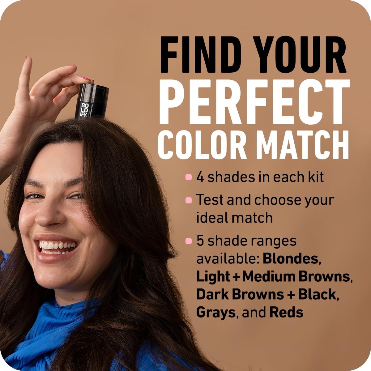 Color Sample Kit of Hair Fibers - 5g for a Natural, Fuller Appearance