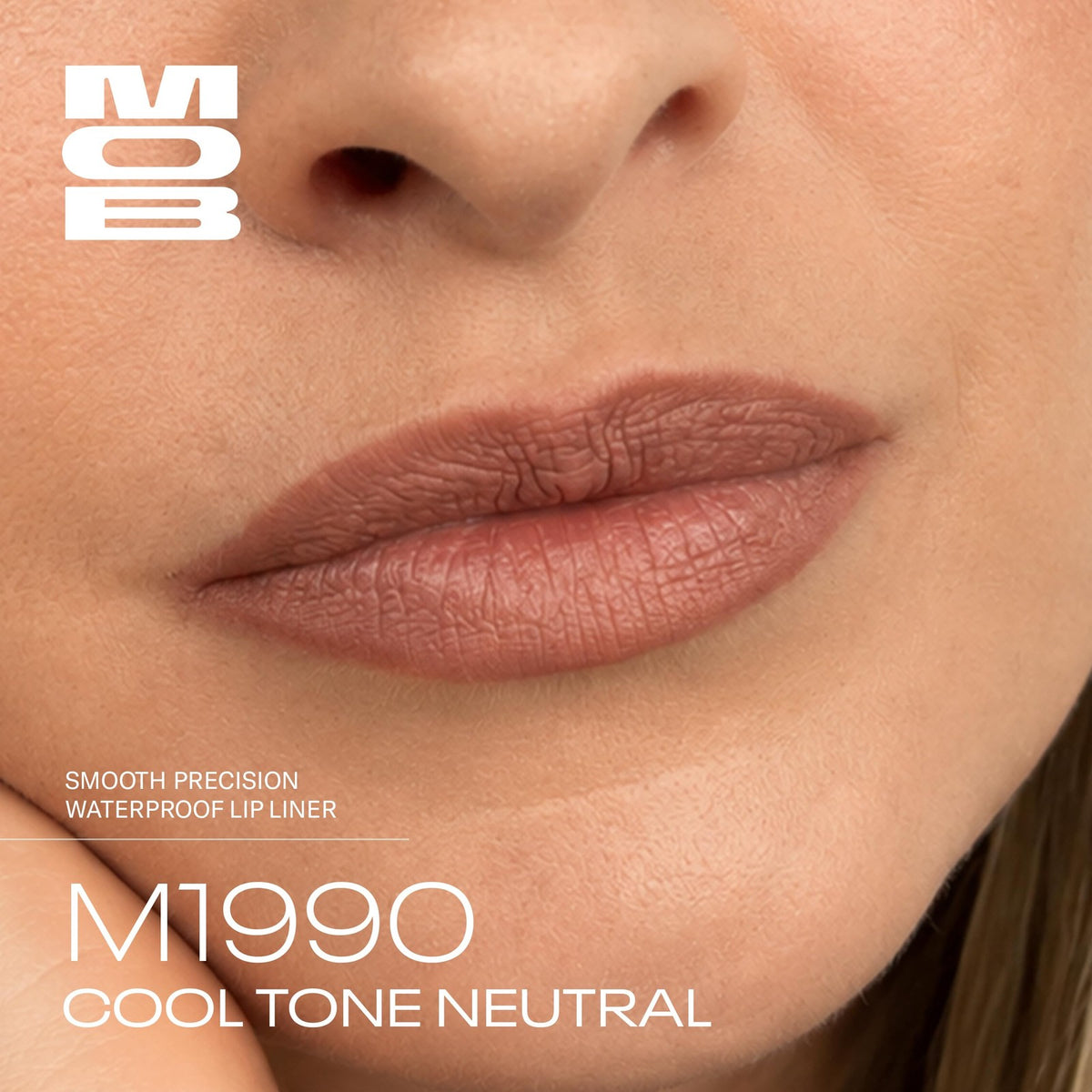 Lip Liner Pencil - Cool Tone Neutral Waterproof & Vegan, 0.32 oz