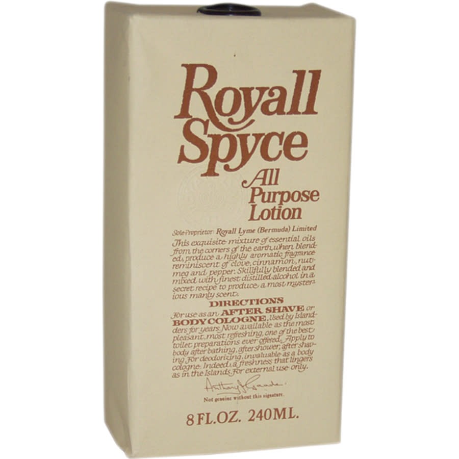 Royall Spyce All Purpose Lotion 8.0 oz Men