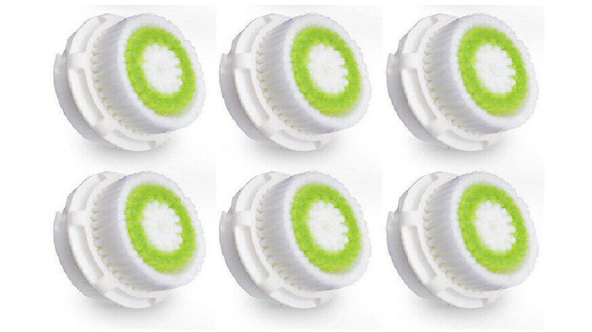 6-Pack Facial Cleansing Brush Heads Replacement for Clarisonic Mia Aria Smart Pro