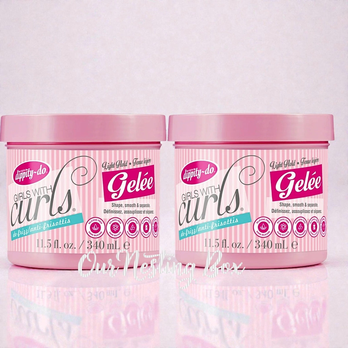 Dippity-Do Girls with Curls De-Frizz Light Hold Gelee 11.5oz