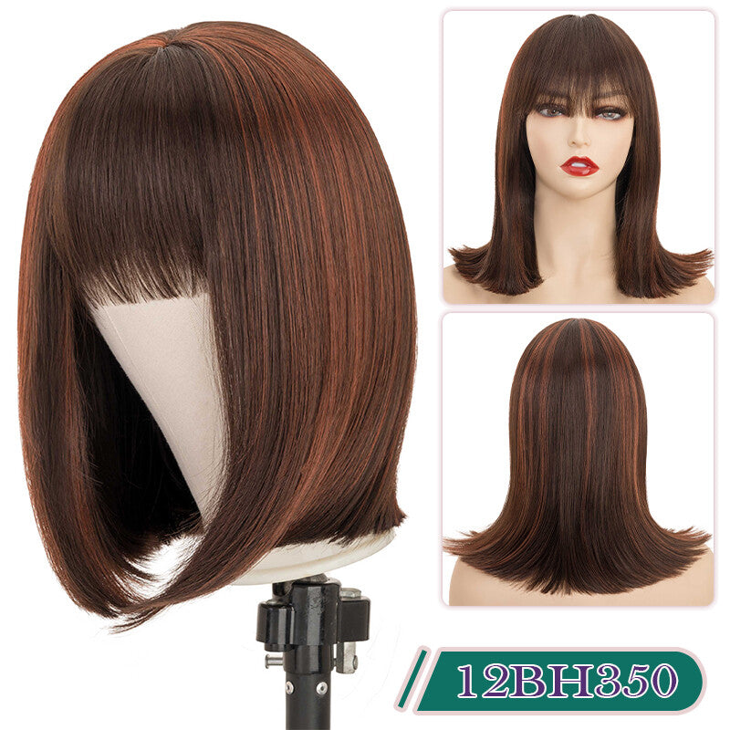 Long Ombre Wigs - Heat Resistant Synthetic Hair, Thick Full Wigs