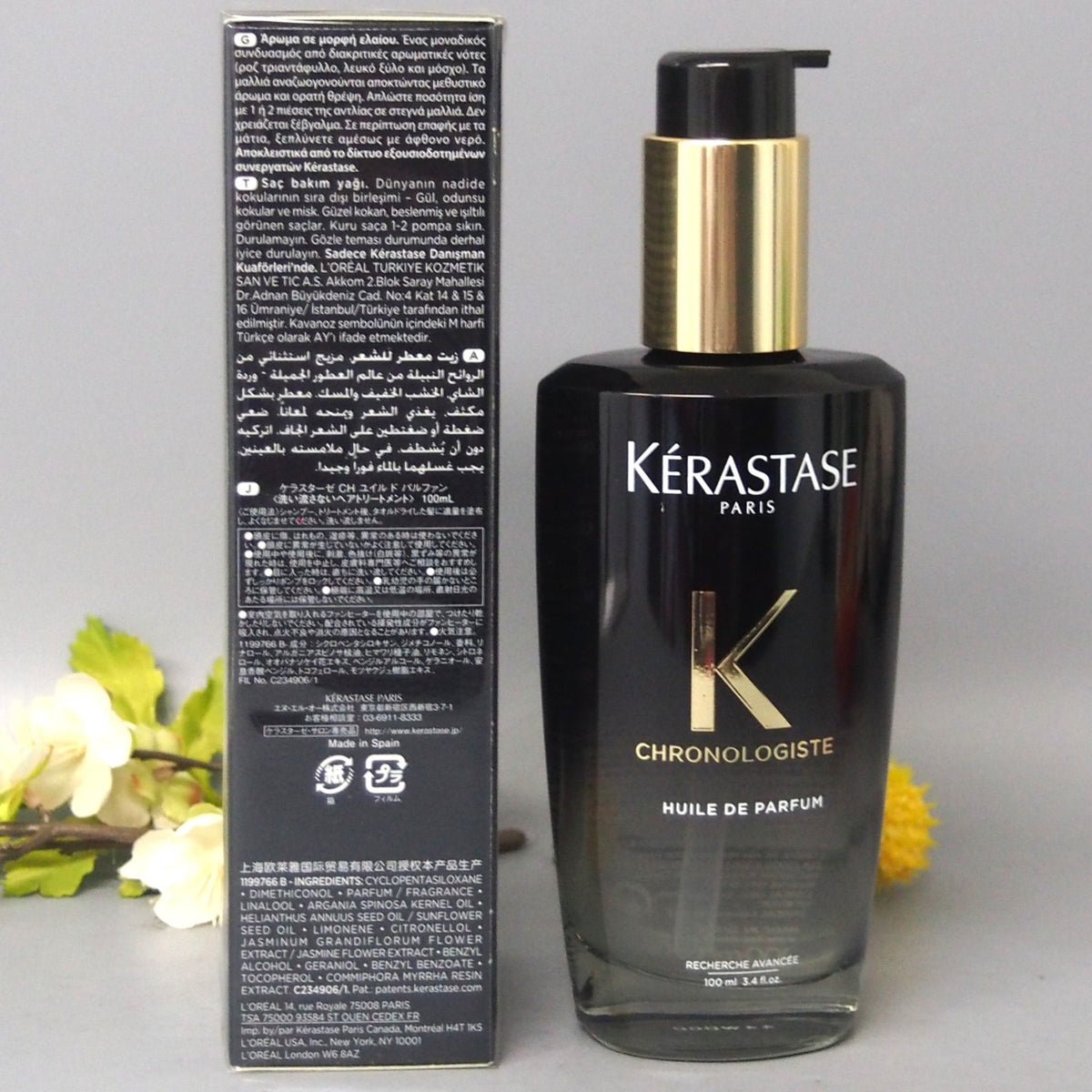 Kérastase Chronologiste Hair Oil 3.4oz / 100ml Fragrance Nourishing Serum