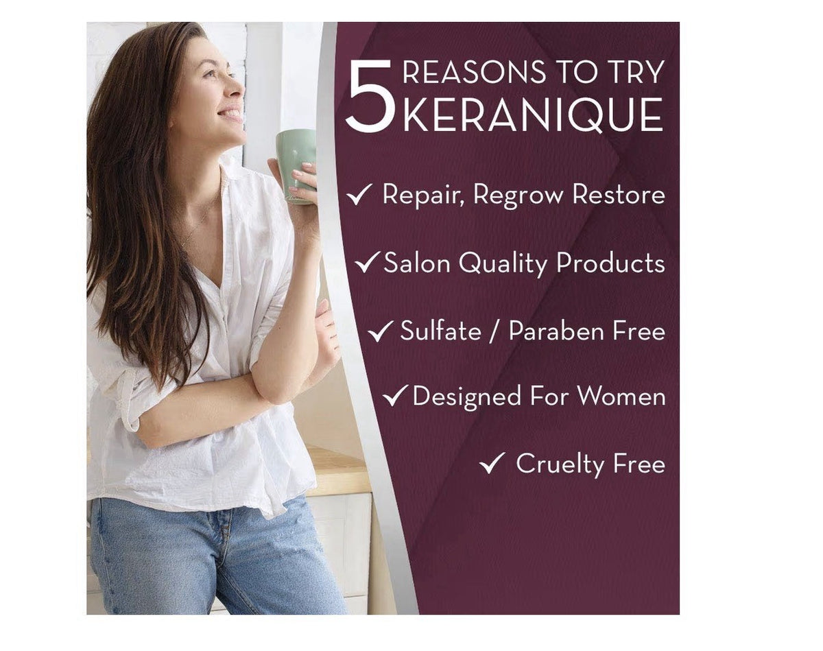 Keratin Conditioner for Women, 8 fl oz - Fuller & Thicker Hair