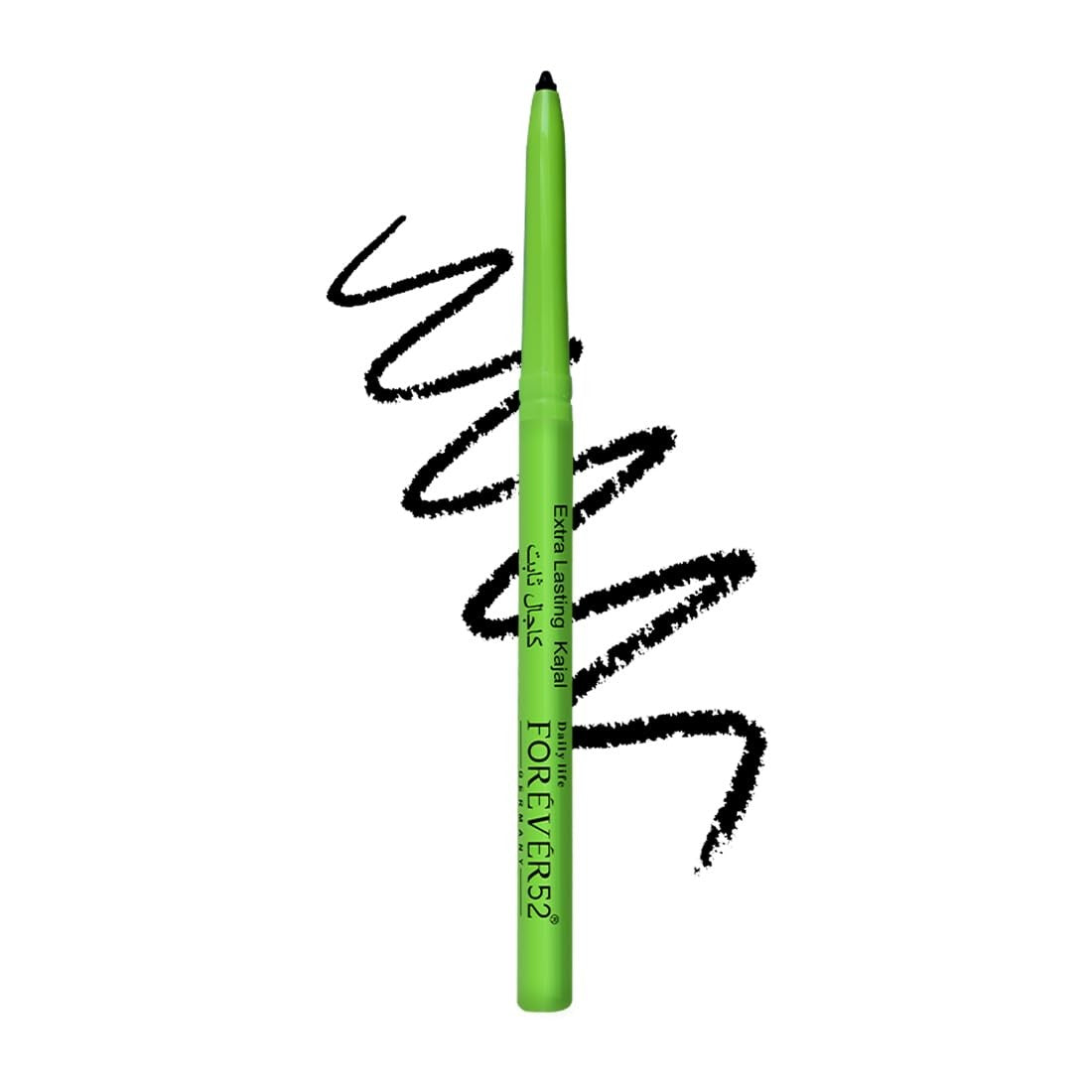 Waterproof Black Kajal Eyeliner - 24Hr Smudgeproof, Vegan, Made in Germany