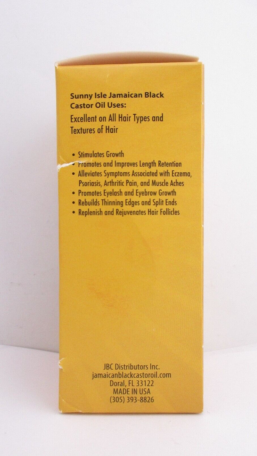 Jamaican Black Castor Oil - 4 fl oz Natural Hair & Skin Treatment