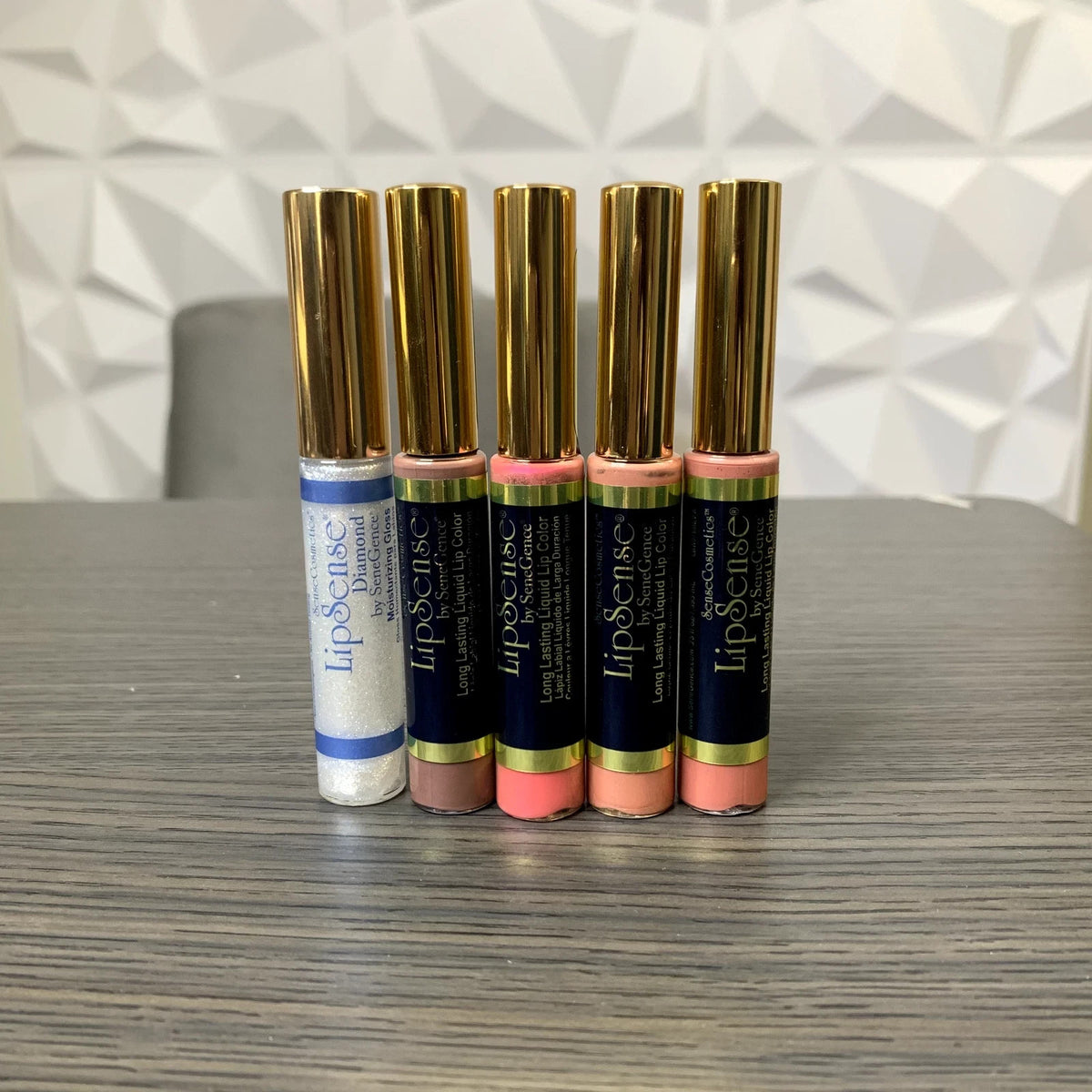 LipSense Lipstick Set - 5 Full Size Liquid Lip Colors - Long Lasting