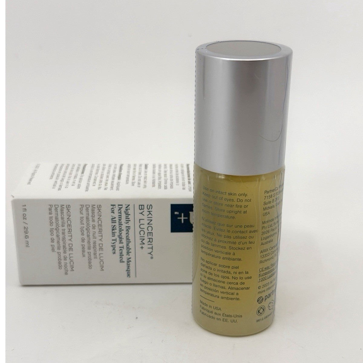 Nightly Breathable Face Mask Roll-On - Moisturizing Skin Treatment - 2 Pack