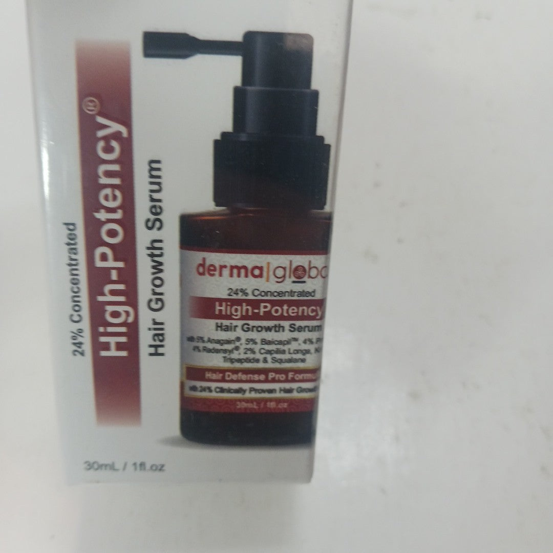 Derma Global High Potency Hair Growth Serum Pro Formula 1 Fl Oz NIB