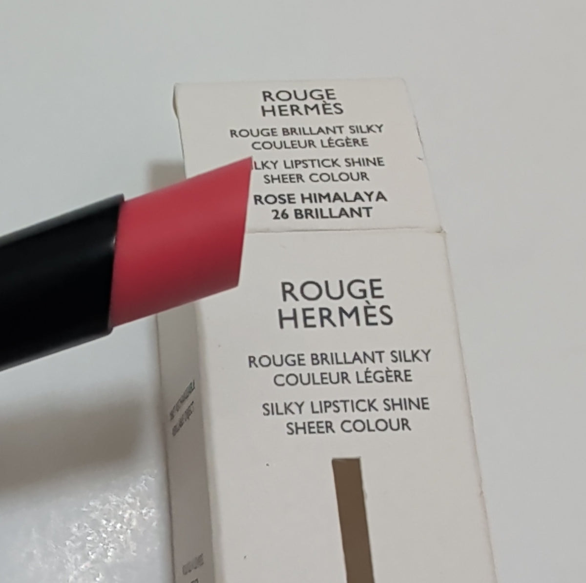 Hermès Rouge Brillant Silky Lipstick Shine Rose Himalaya #26 - New with Box