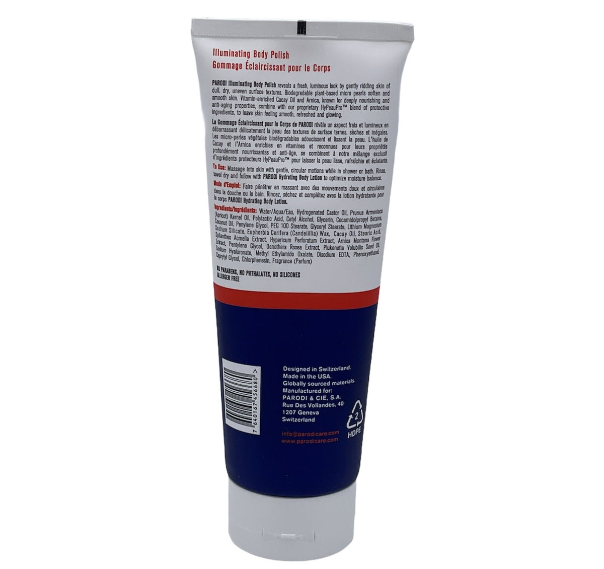 3 Pack Parodi Swiss Illuminating Body Polish 6.8 oz Exfoliating Scrub