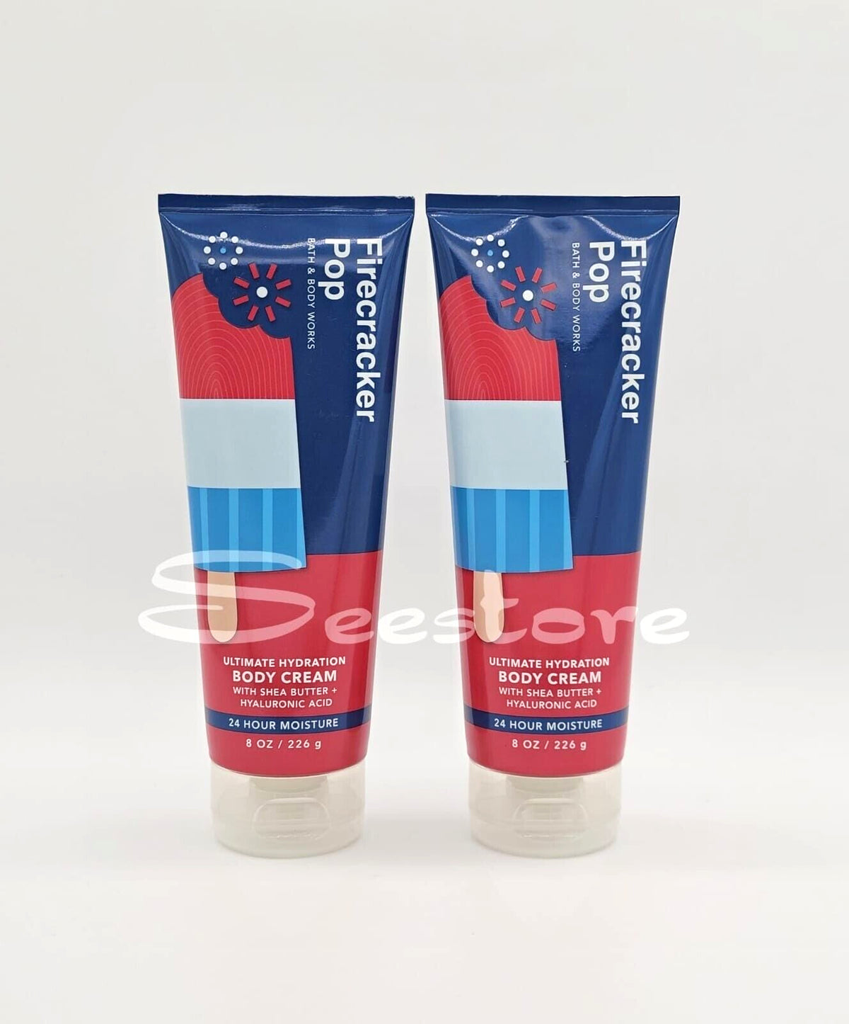 Firecracker Pop Ultimate Hydration Body Cream 8 oz - Set of 2