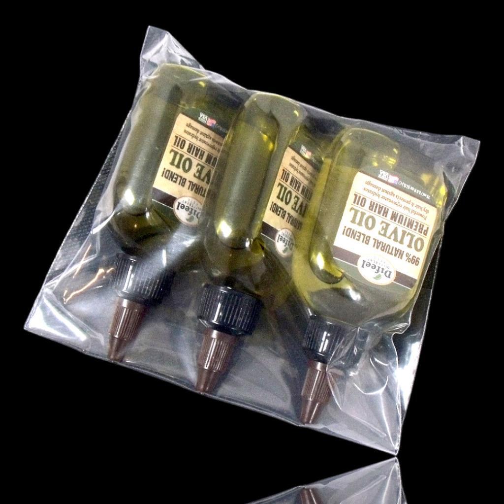 Natural Olive Oil Hair Treatment - 3 Bottles, Alcohol-Free, 2.5 oz Each