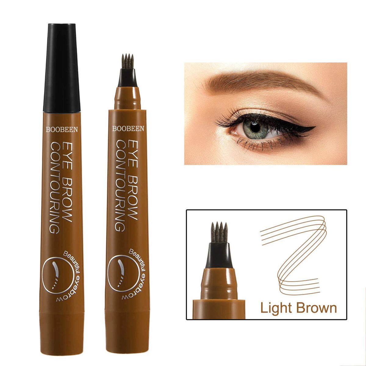 Waterproof Microblading Eyebrow Ink Pen Long Lasting 3D Brow Pencil