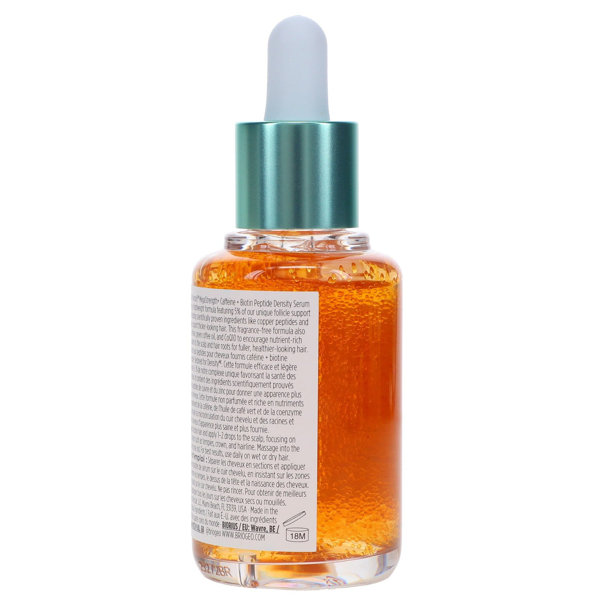 Hair Growth Serum with Caffeine & Biotin for Thicker Hair - 1.5 oz