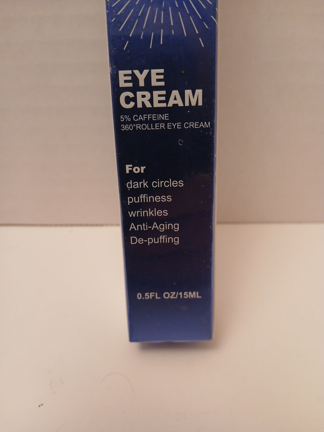 Eye Cream with 5% Caffeine and Roller Applicator - 0.5 fl oz