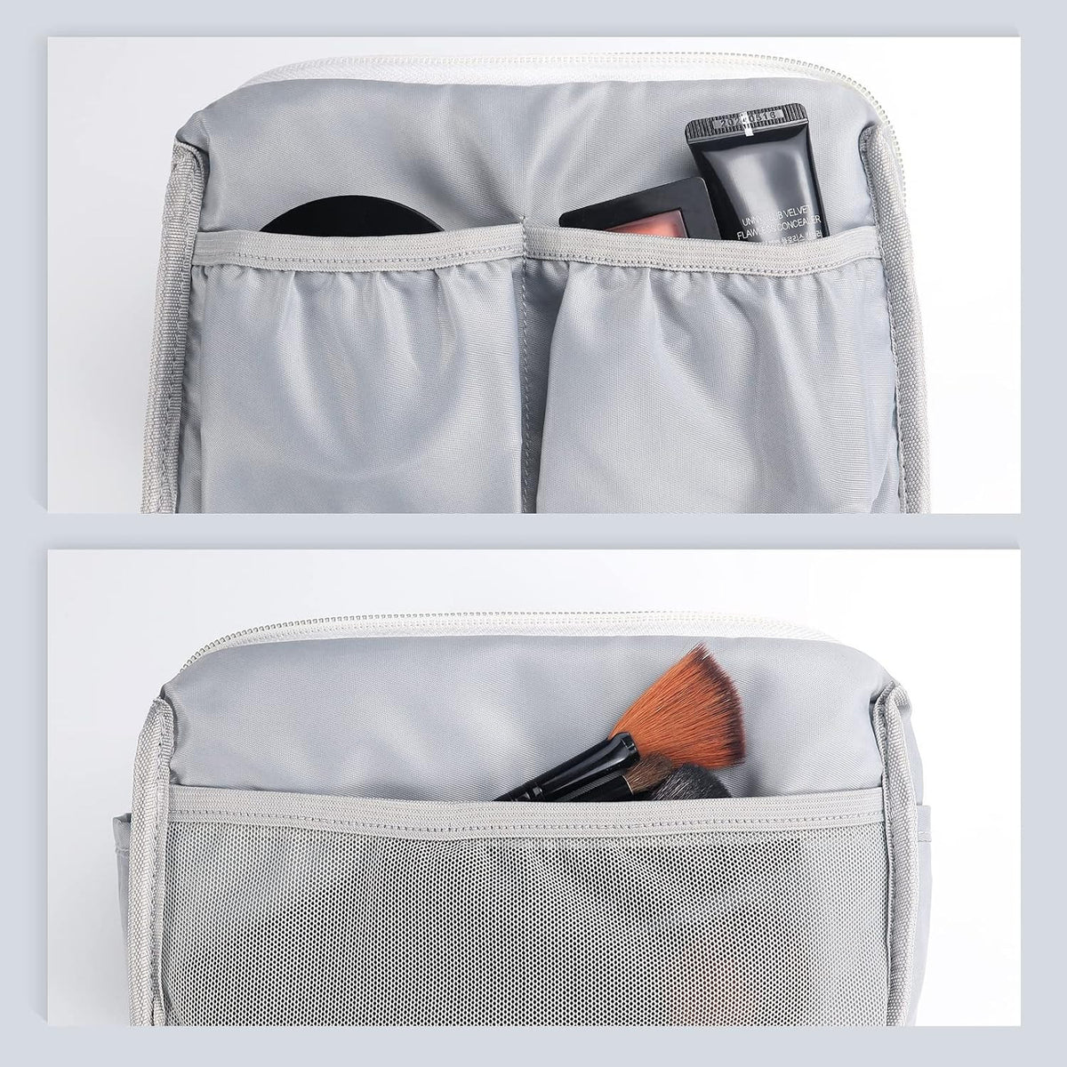 Travel Makeup Pouch Waterproof Cosmetic Bag for Women - Small & Portable