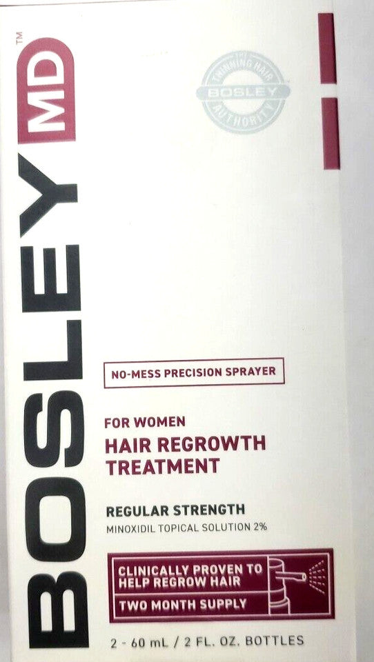 Bosley Women's Hair Regrowth Spray 2% - 6 Pack