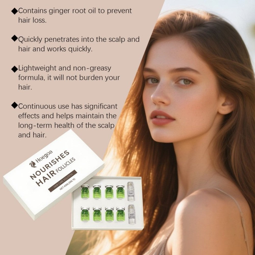 Hair Growth Serum with Microneedle Roller for Thicker Hair