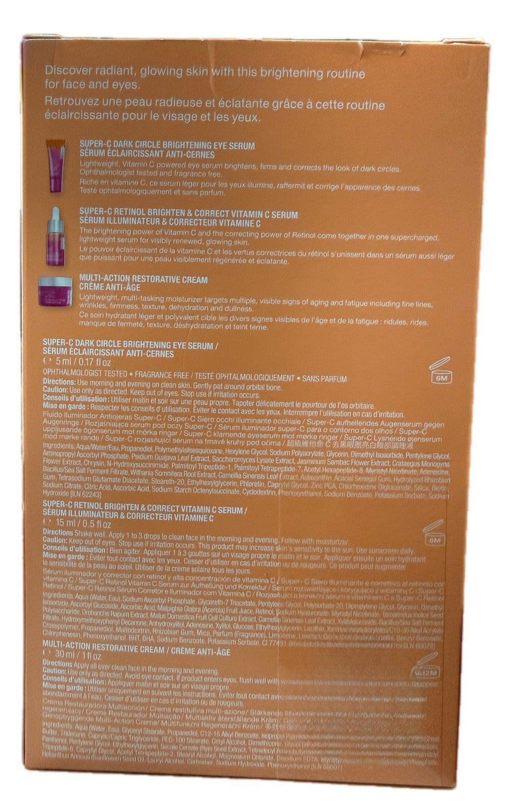 Brighten & Restore Skincare Trio Kit - Anti-Aging Face Set