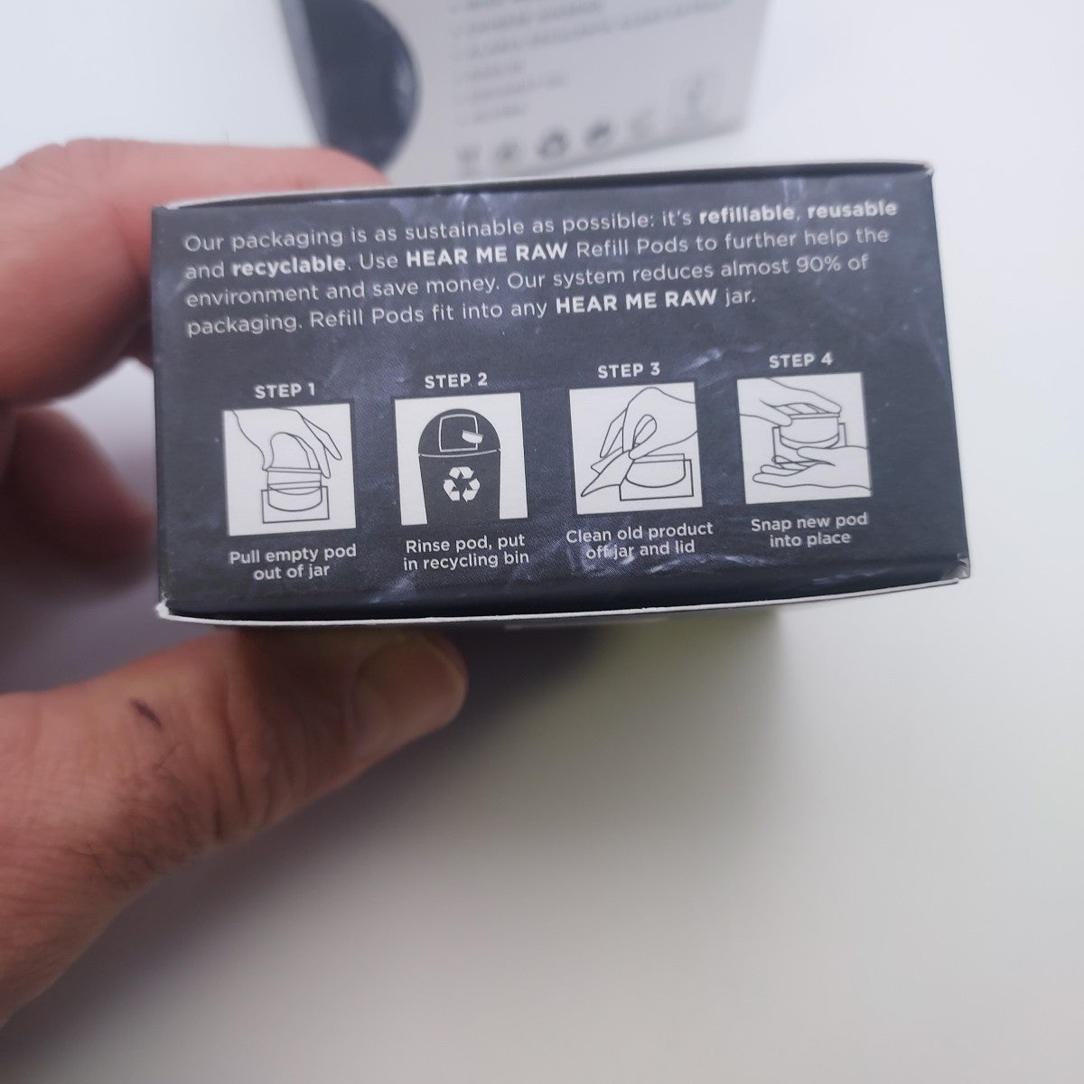Charcoal Detoxifier Mask & Scrub Pod - 2.5oz with Bonus Refill