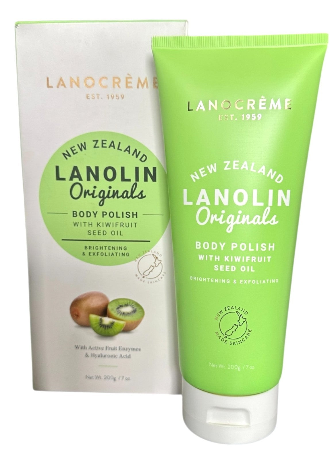 Lanocreme Lanolin Originals BODY POLISH w/Kiwi Fruit Seed Oil