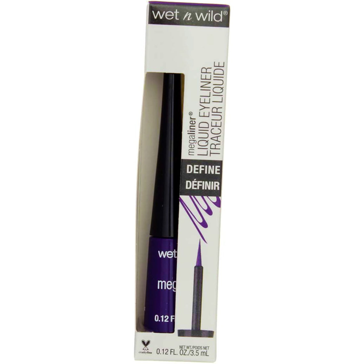 Liquid Eyeliner Pen - Electric Purple, 0.12 Fl Oz, Long-Lasting & Precise