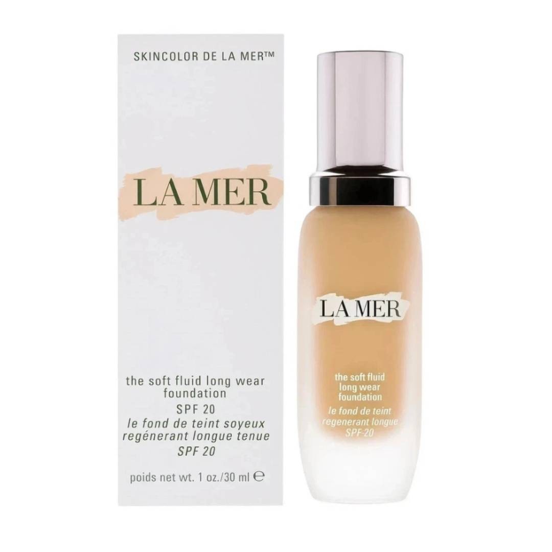 La Mer The Soft Fluid Long Wear Foundation SPF 20 Ivory 01 NiB 1 oz / 30 ml
